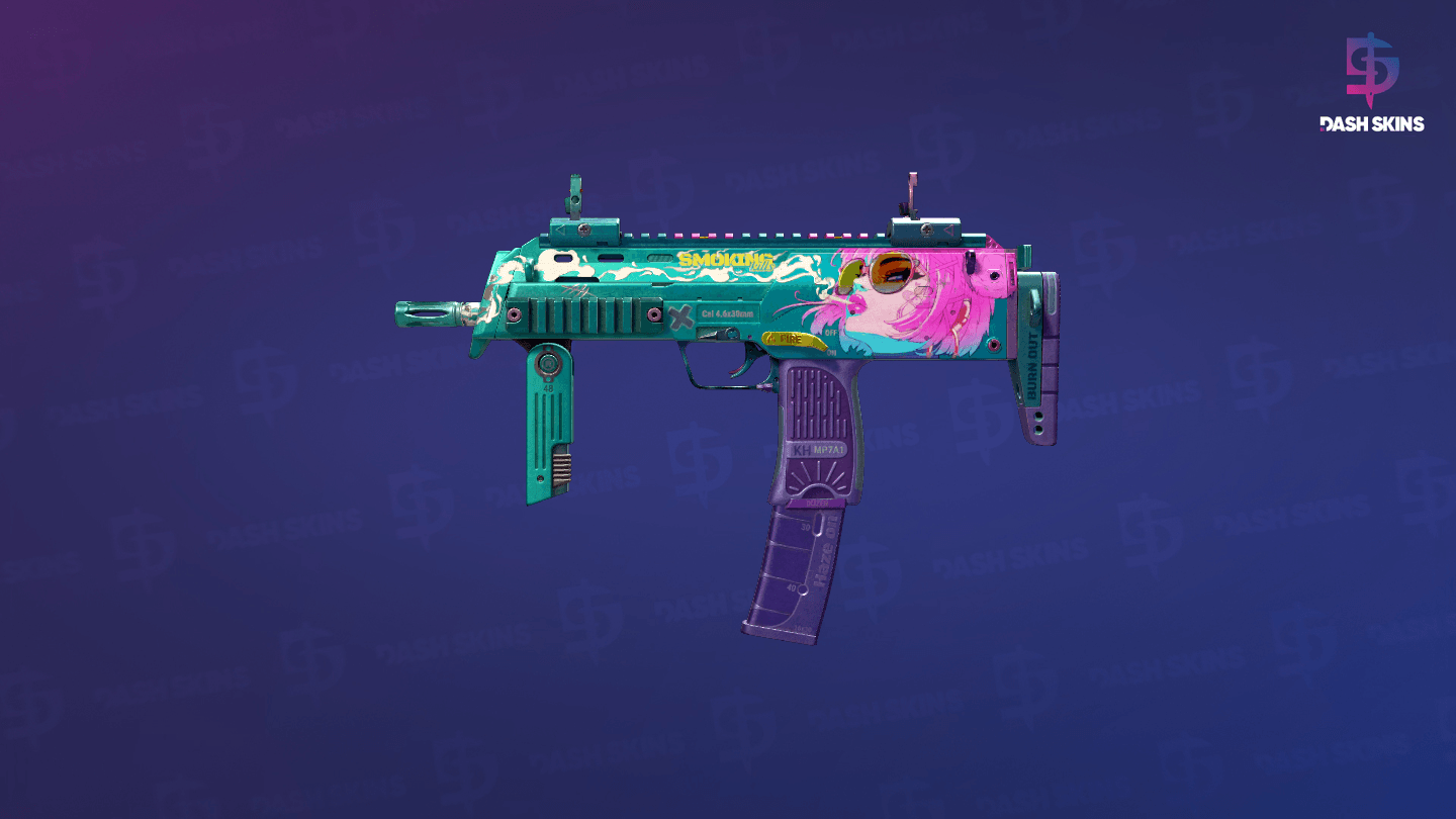 MP7 | Smoking Kills (Well-Worn) Screenshot Playside