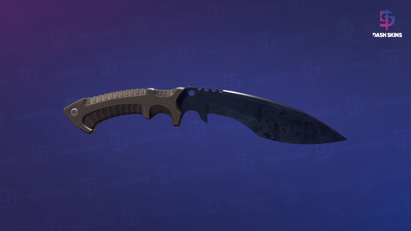 ★ Kukri Knife | Blue Steel (Well-Worn) Screenshot Playside
