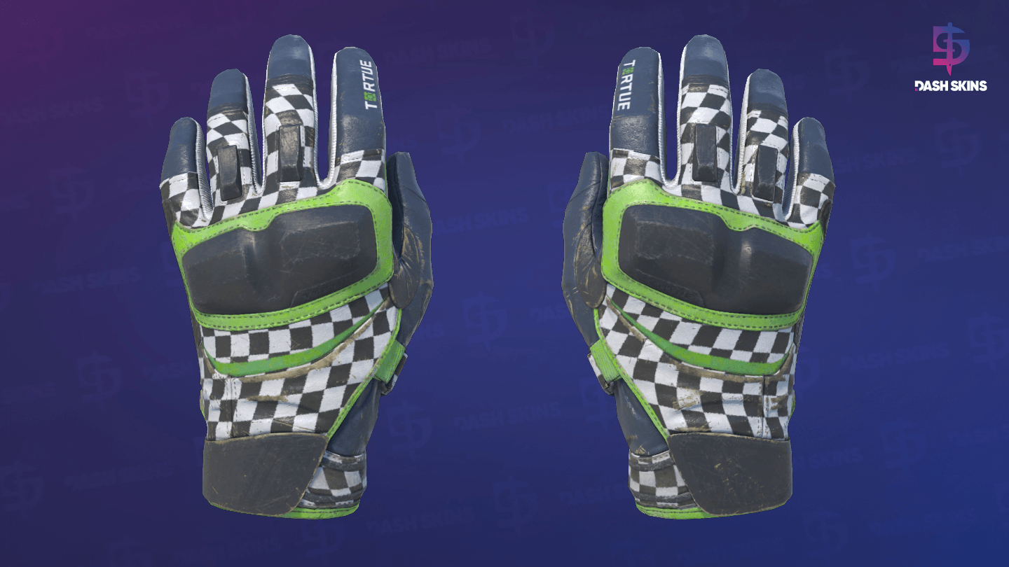 ★ Moto Gloves | Finish Line (Field-Tested) Screenshot Playside
