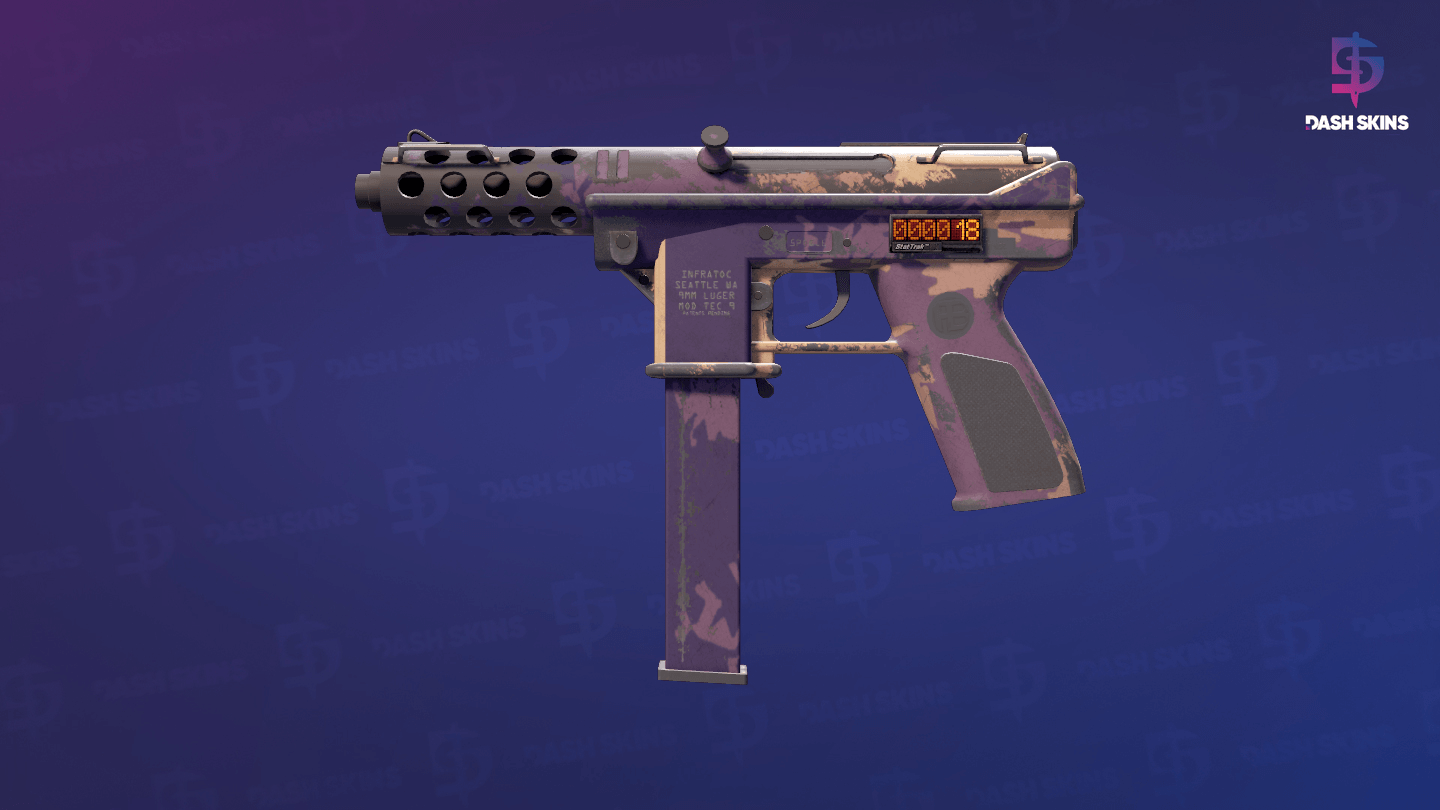 StatTrak™ Tec-9 | Sandstorm (Battle-Scarred) Screenshot Playside