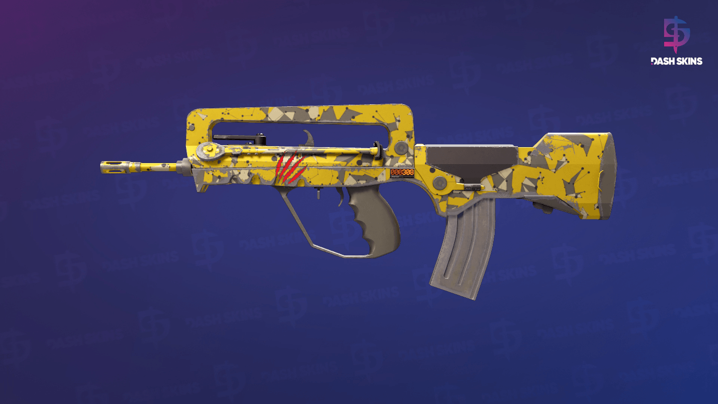 StatTrak™ FAMAS | Neural Net (Field-Tested) Screenshot Playside
