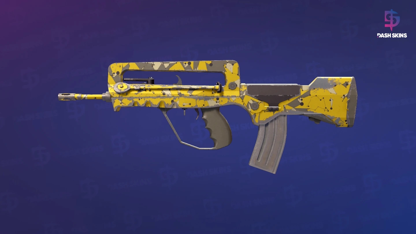 FAMAS | Neural Net (Field-Tested) Screenshot Playside