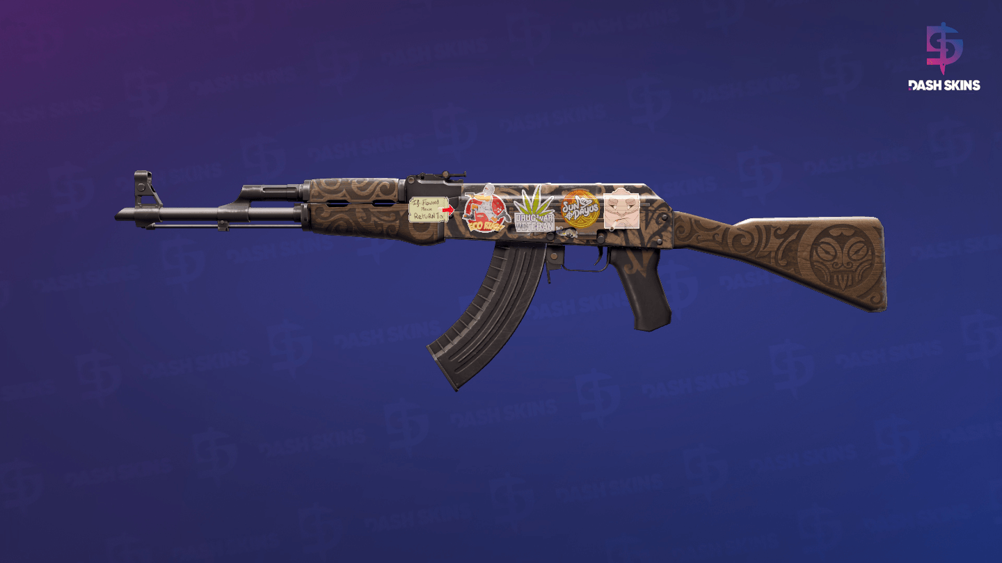 AK-47 | Uncharted (Minimal Wear) Screenshot Playside