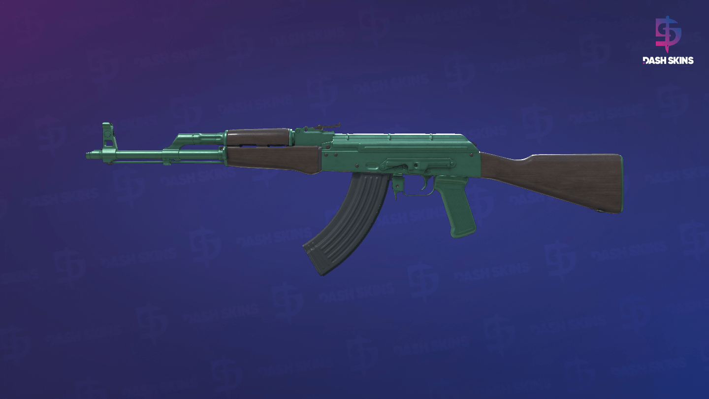 AK-47 | Wintergreen (Minimal Wear) Screenshot Playside