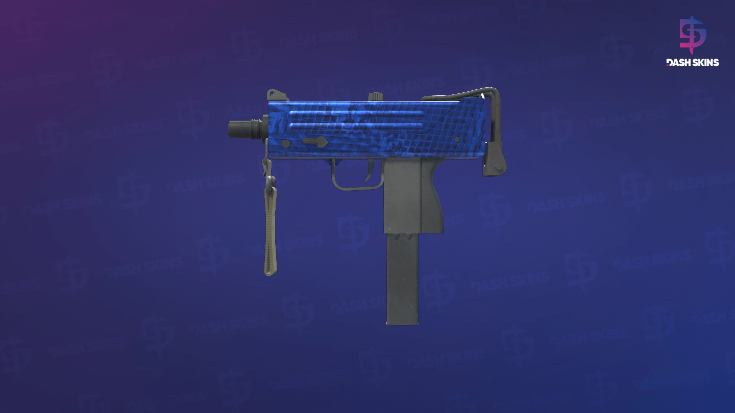 MAC-10 | Lapis Gator (Minimal Wear) Screenshot Playside
