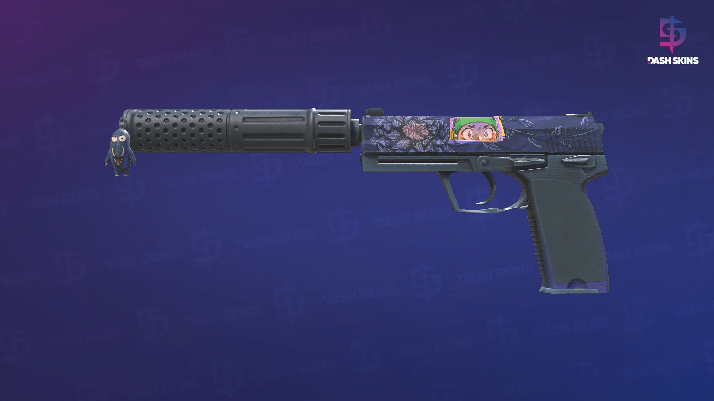 USP-S | Black Lotus (Minimal Wear) Screenshot Playside