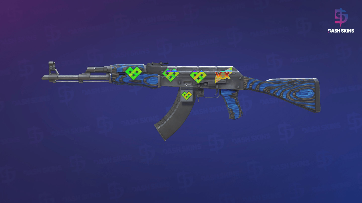 AK-47 | Blue Laminate (Field-Tested) Screenshot Playside