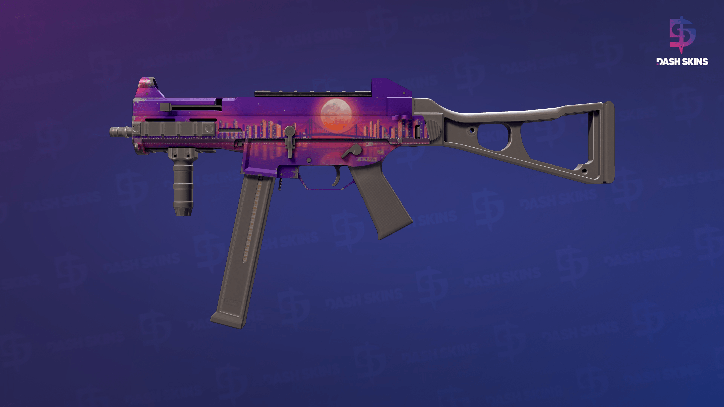 UMP-45 | Moonrise (Minimal Wear) Screenshot Playside