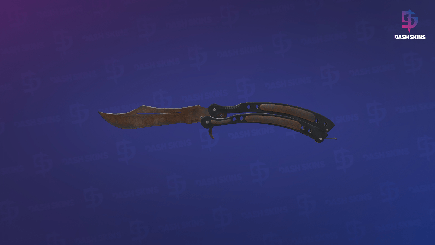 ★ Butterfly Knife | Rust Coat (Battle-Scarred) Screenshot Playside