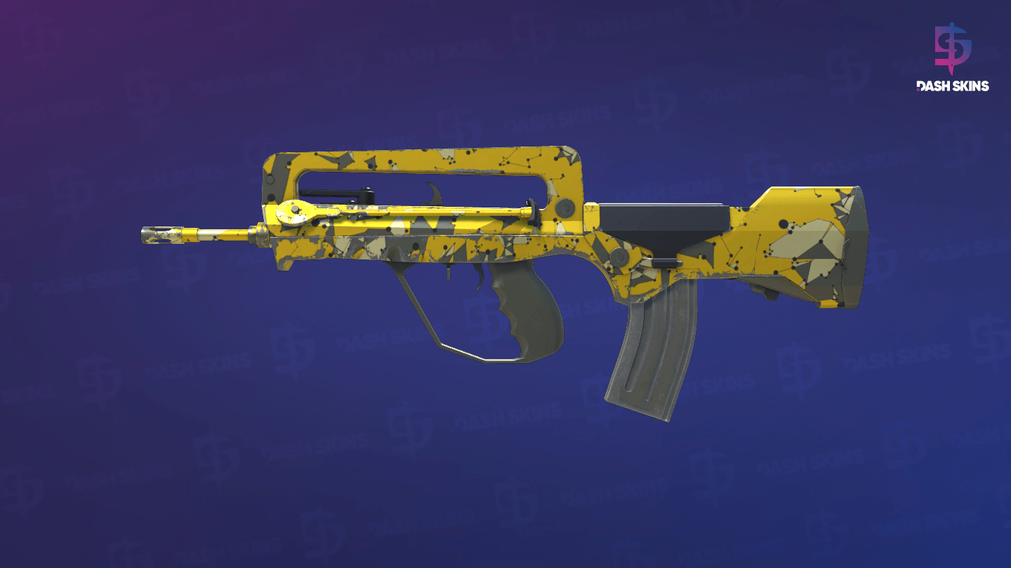 FAMAS | Neural Net (Factory New) Screenshot Playside
