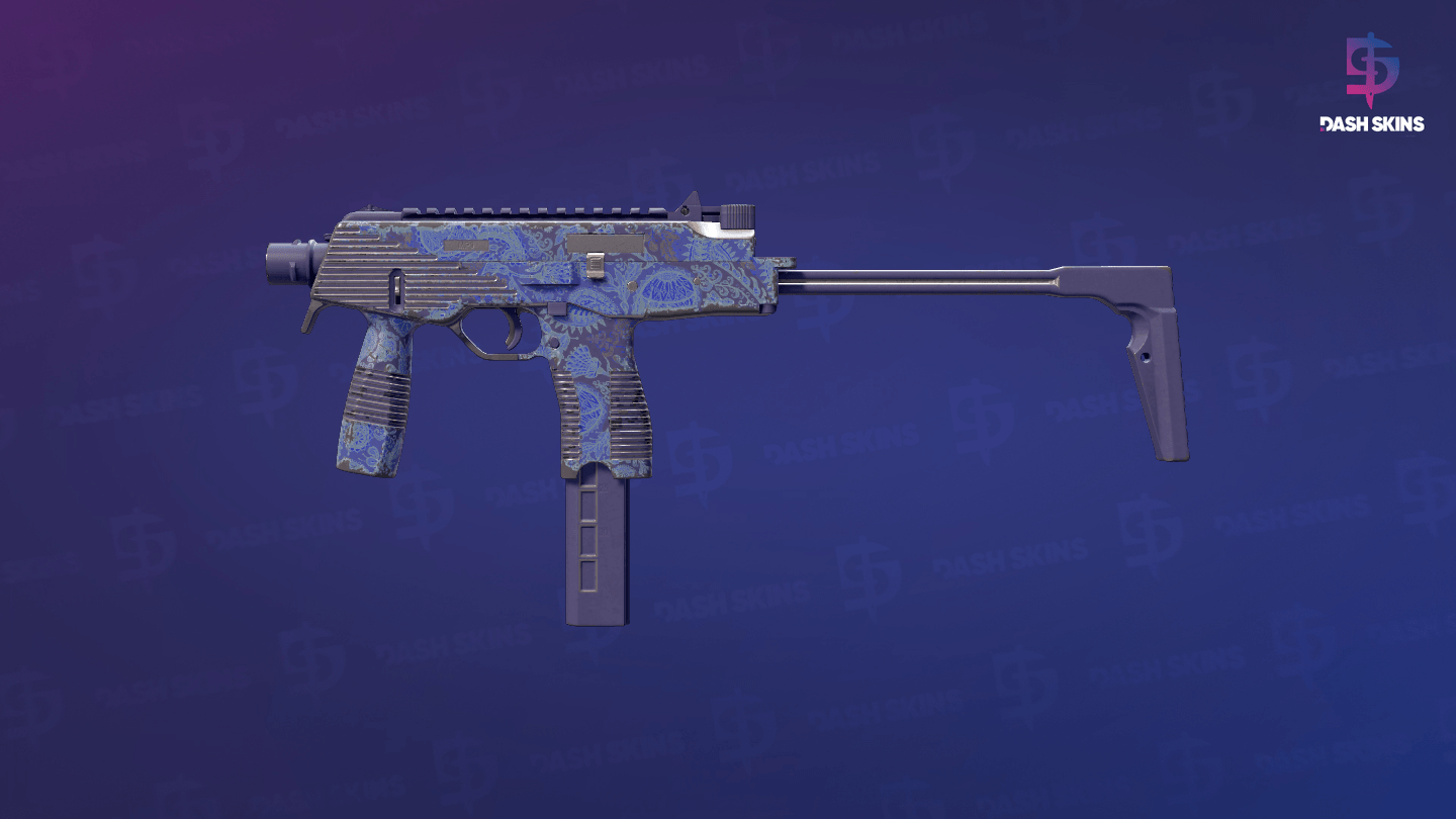 MP9 | Cobalt Paisley (Field-Tested) Screenshot Playside