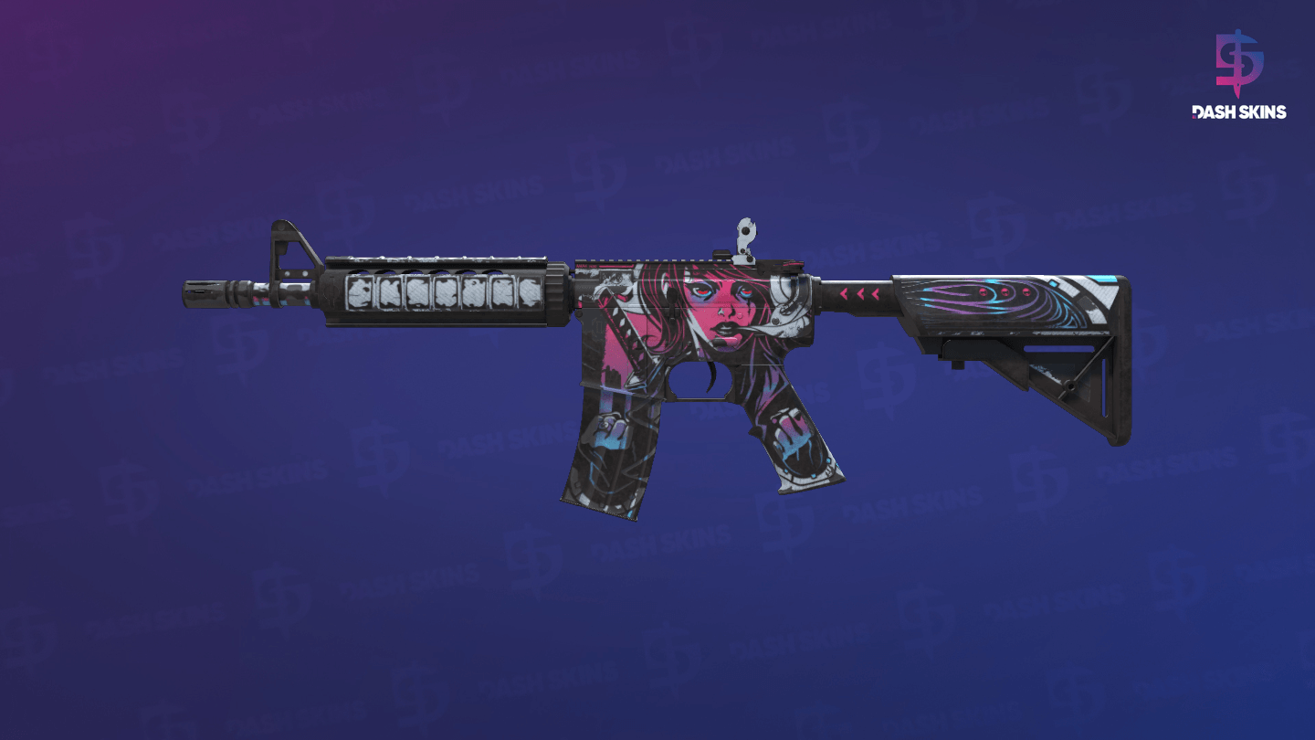 M4A4 | Neo-Noir (Battle-Scarred) Screenshot Playside