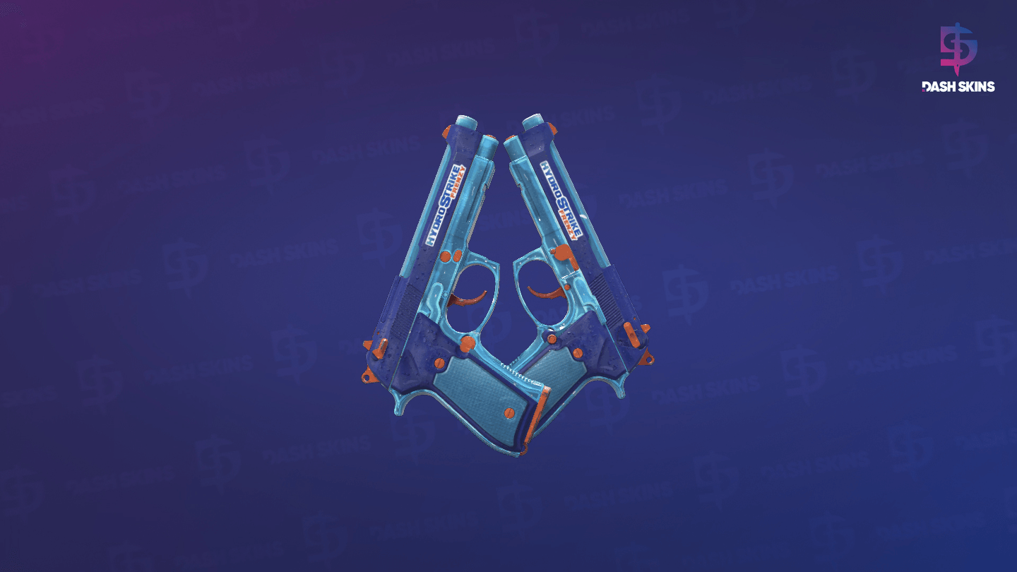 Dual Berettas | Hydro Strike (Field-Tested) Screenshot Playside