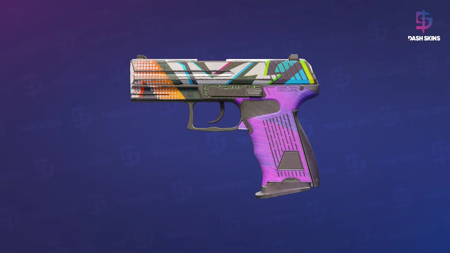 P2000 | Wicked Sick (Well-Worn) Screenshot Playside