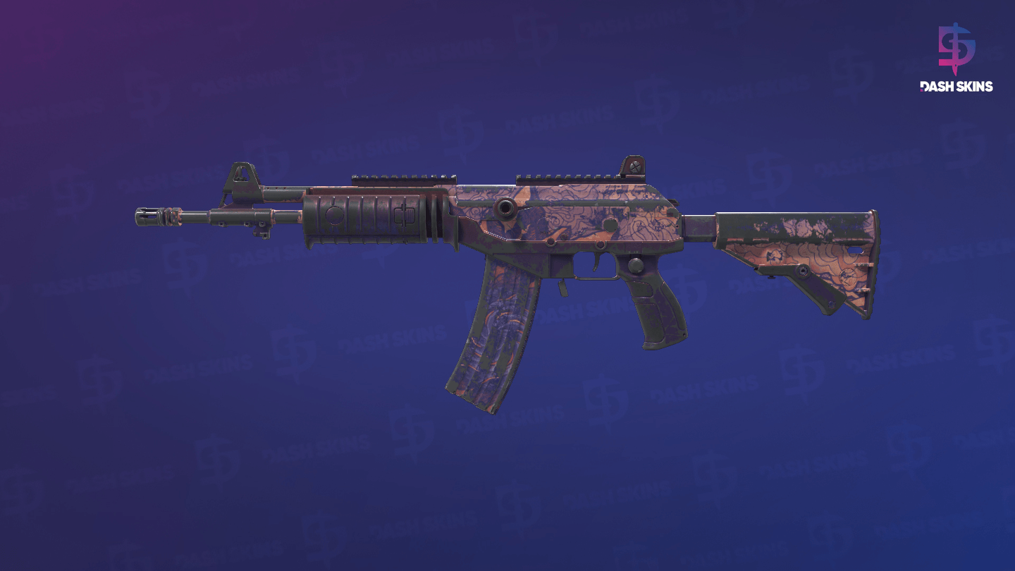 Galil AR | Sky Mandala (Battle-Scarred) Screenshot Playside