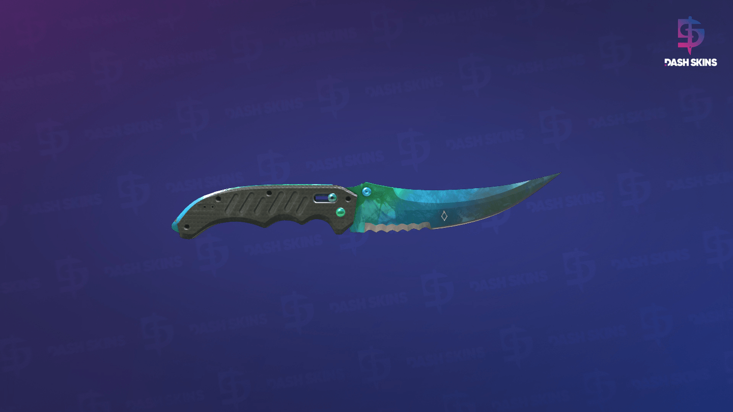 ★ StatTrak™ Flip Knife | Gamma Doppler (Factory New) - Phase 3 Screenshot Playside