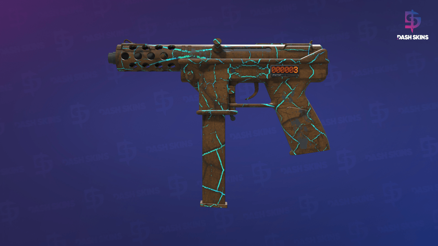 StatTrak™ Tec-9 | Cracked Opal (Field-Tested) Screenshot Playside