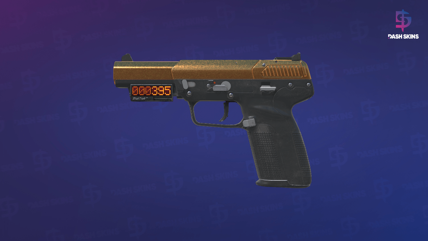 StatTrak™ Five-SeveN | Copper Galaxy (Minimal Wear) Screenshot Playside