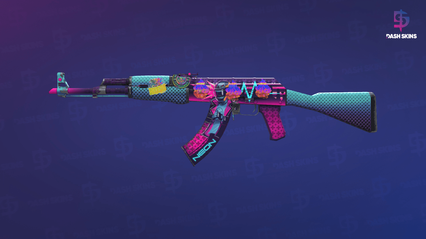 AK-47 | Neon Rider (Field-Tested) Screenshot Playside