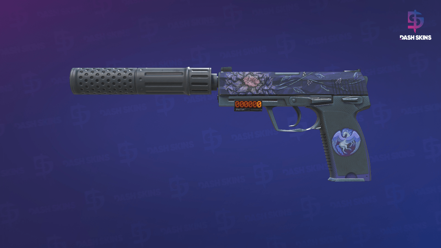 StatTrak™ USP-S | Black Lotus (Field-Tested) Screenshot Playside