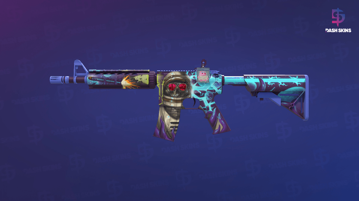 M4A4 | Desolate Space (Minimal Wear) Screenshot Playside