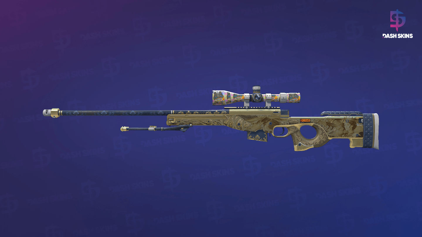 StatTrak™ AWP | Queen's Gambit (Minimal Wear) Screenshot Playside