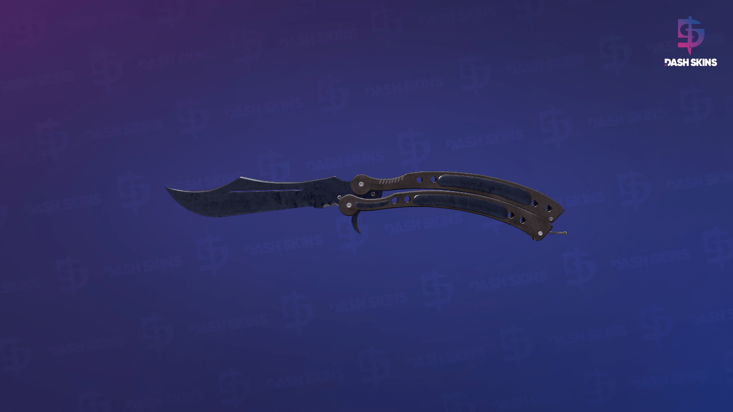 ★ Butterfly Knife | Blue Steel (Field-Tested) Screenshot Playside