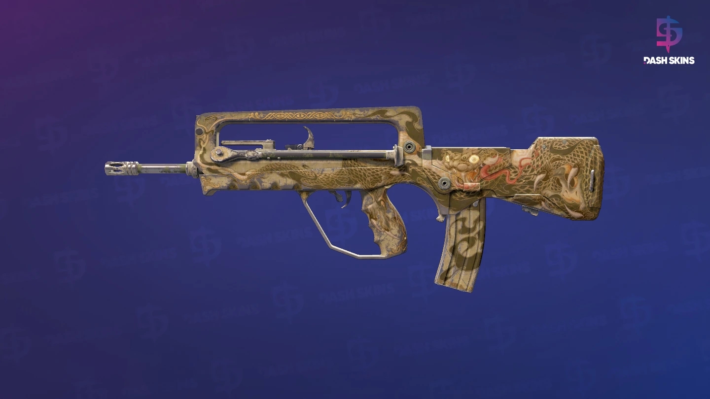 FAMAS | Snake Song (Battle-Scarred) Screenshot Playside