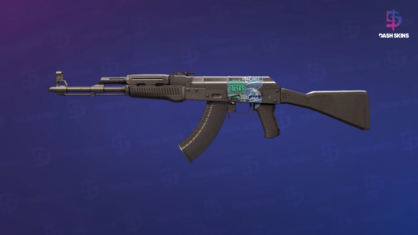 AK-47 | Slate (Well-Worn) Screenshot Playside
