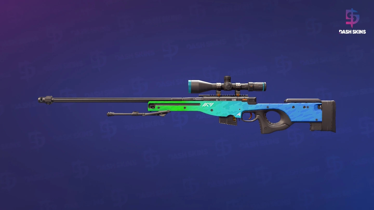 AWP | Ice Coaled (Minimal Wear) Screenshot Playside