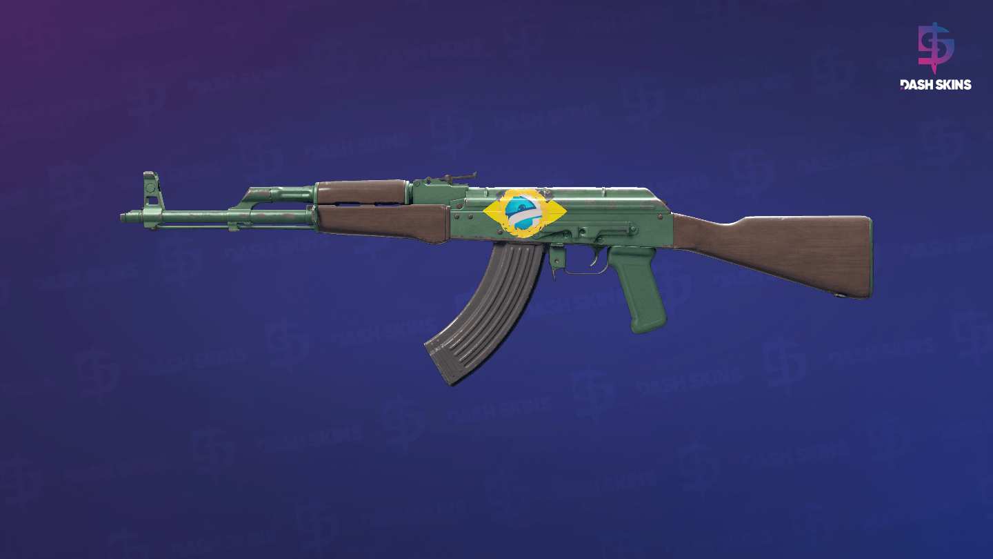 AK-47 | Wintergreen (Field-Tested) Screenshot Playside