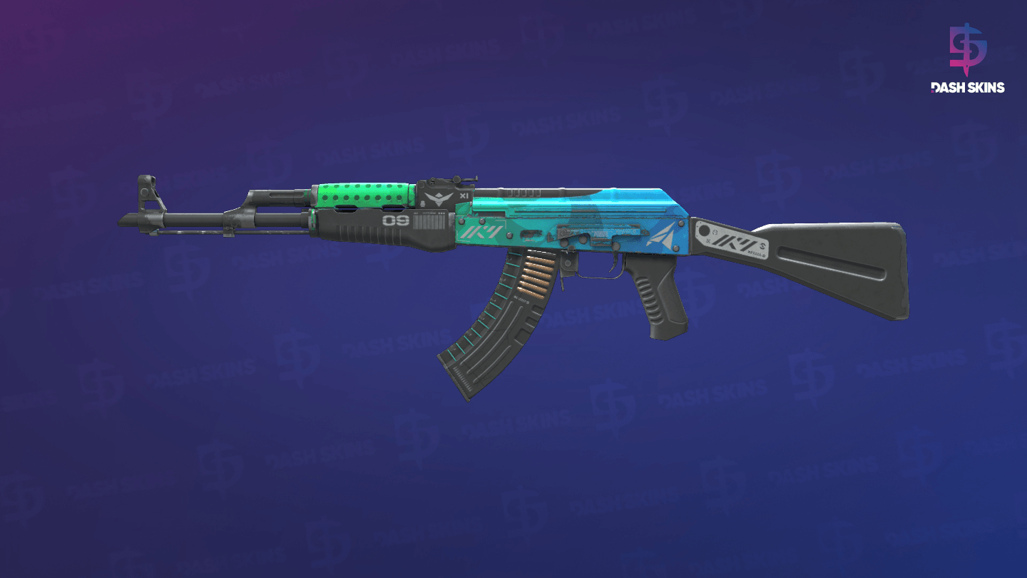 AK-47 | Ice Coaled (Field-Tested) Screenshot Playside