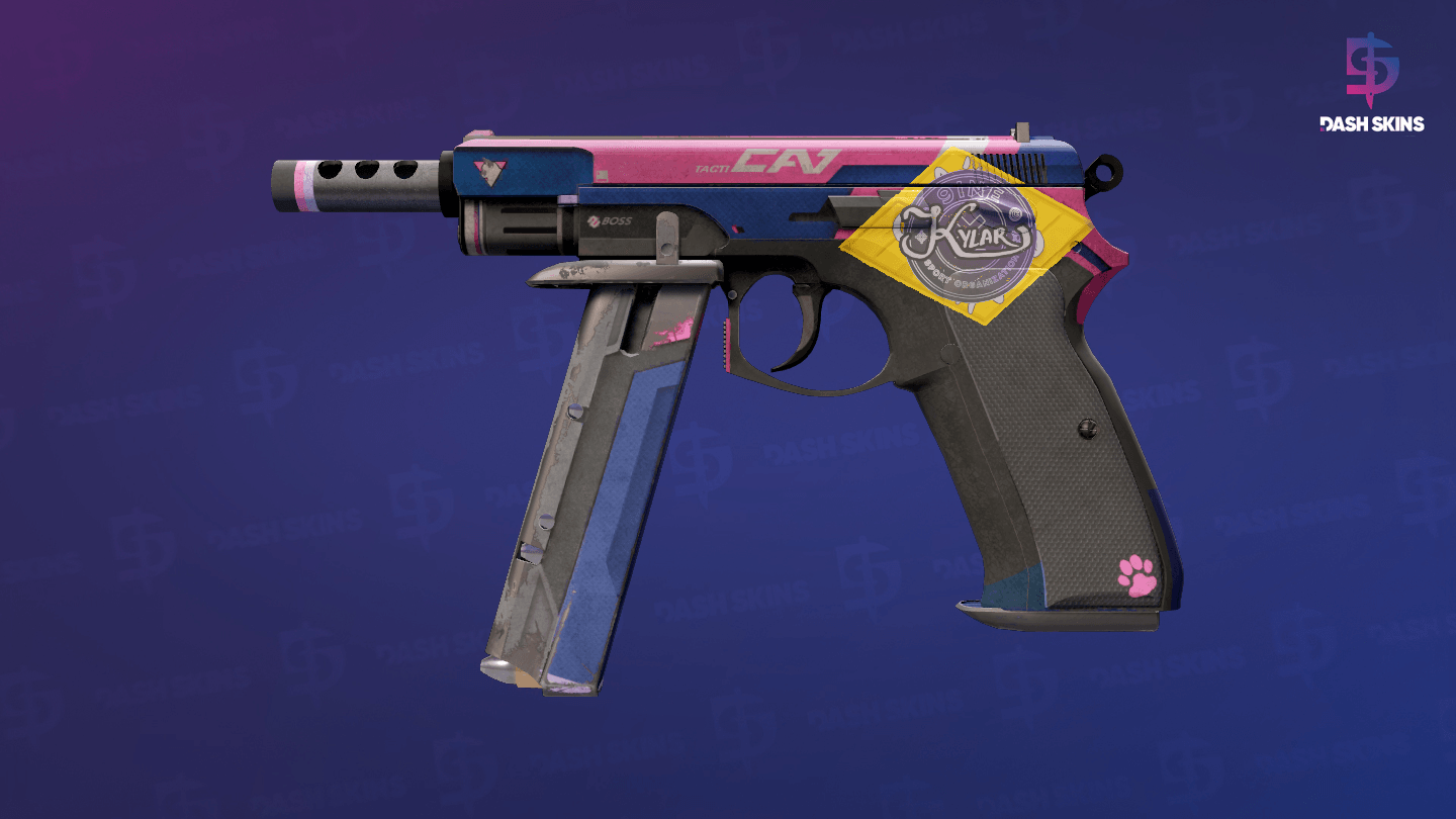CZ75-Auto | Tacticat (Battle-Scarred) Screenshot Playside