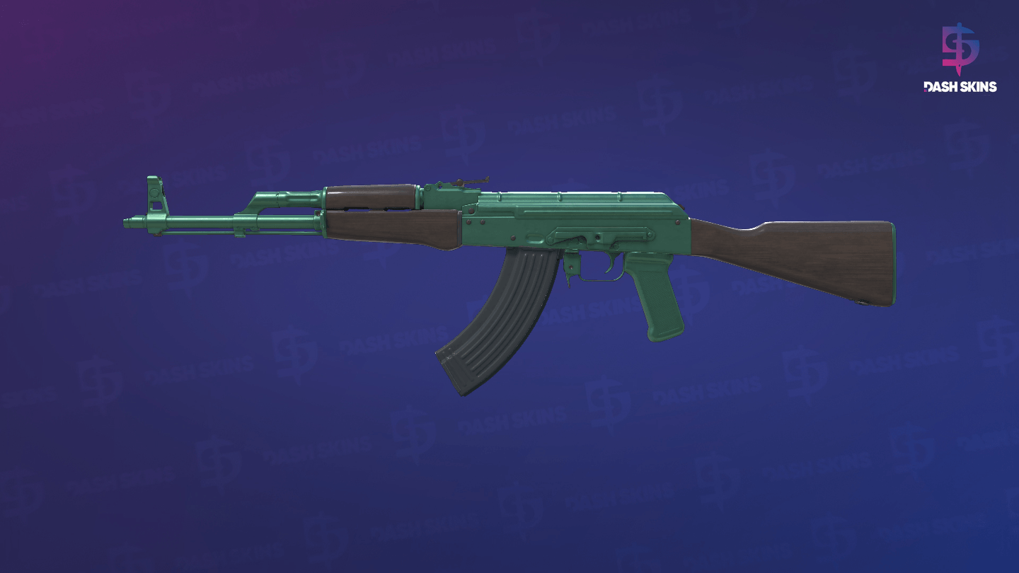 AK-47 | Wintergreen (Factory New) Screenshot Playside