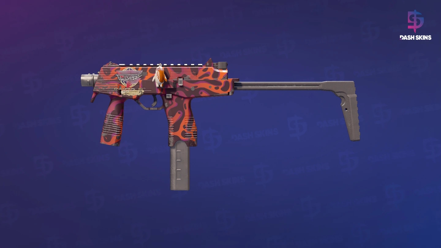 MP9 | Ruby Poison Dart (Minimal Wear) Screenshot Playside