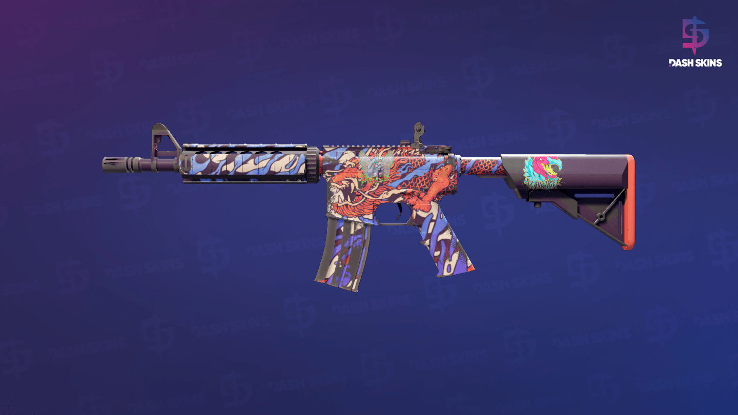 M4A4 | 龍王 (Dragon King) (Field-Tested) Screenshot Playside