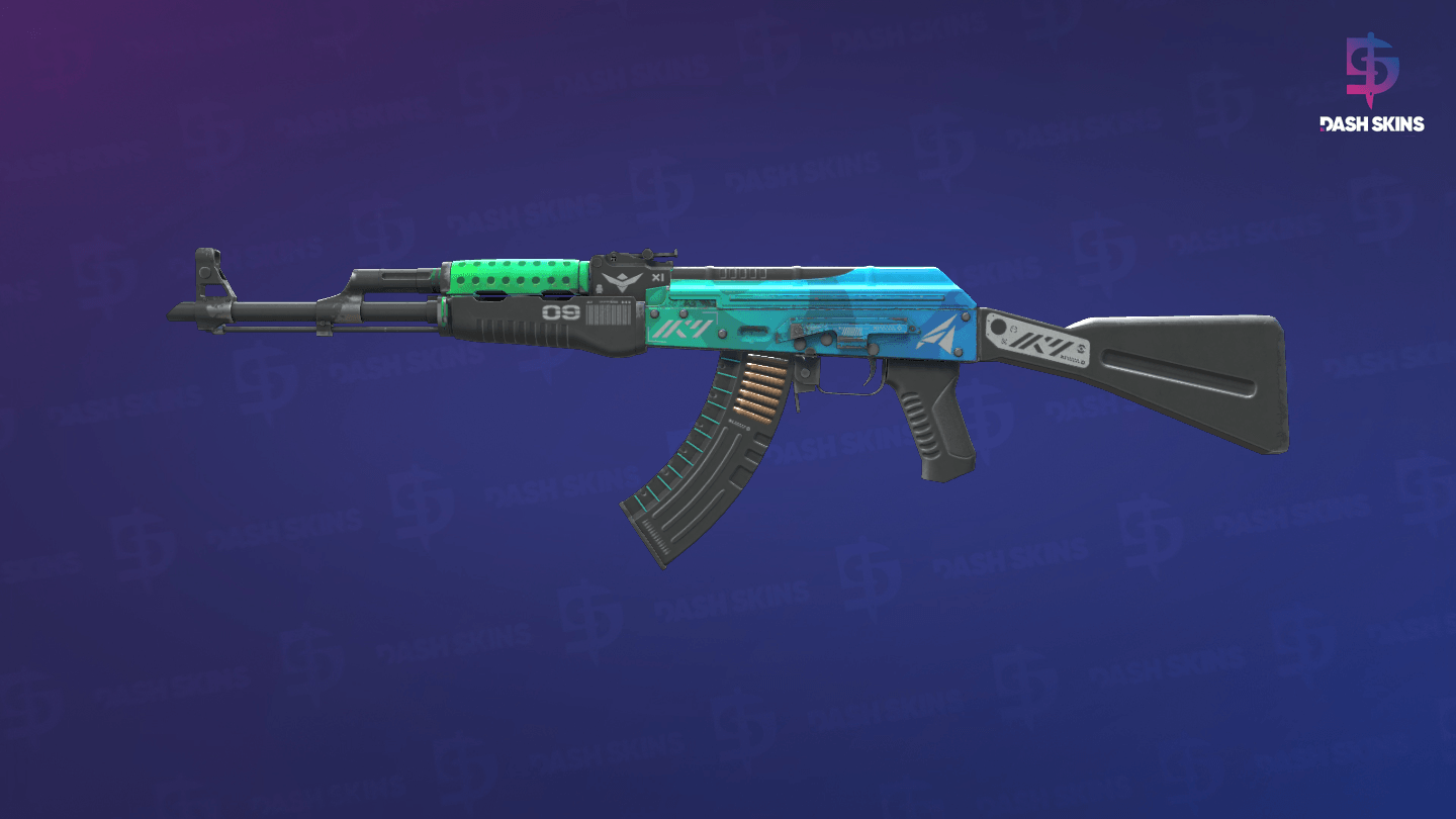 AK-47 | Ice Coaled (Field-Tested) Screenshot Playside