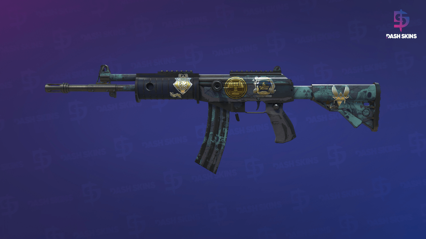 Souvenir Galil AR | Cold Fusion (Battle-Scarred) Screenshot Playside