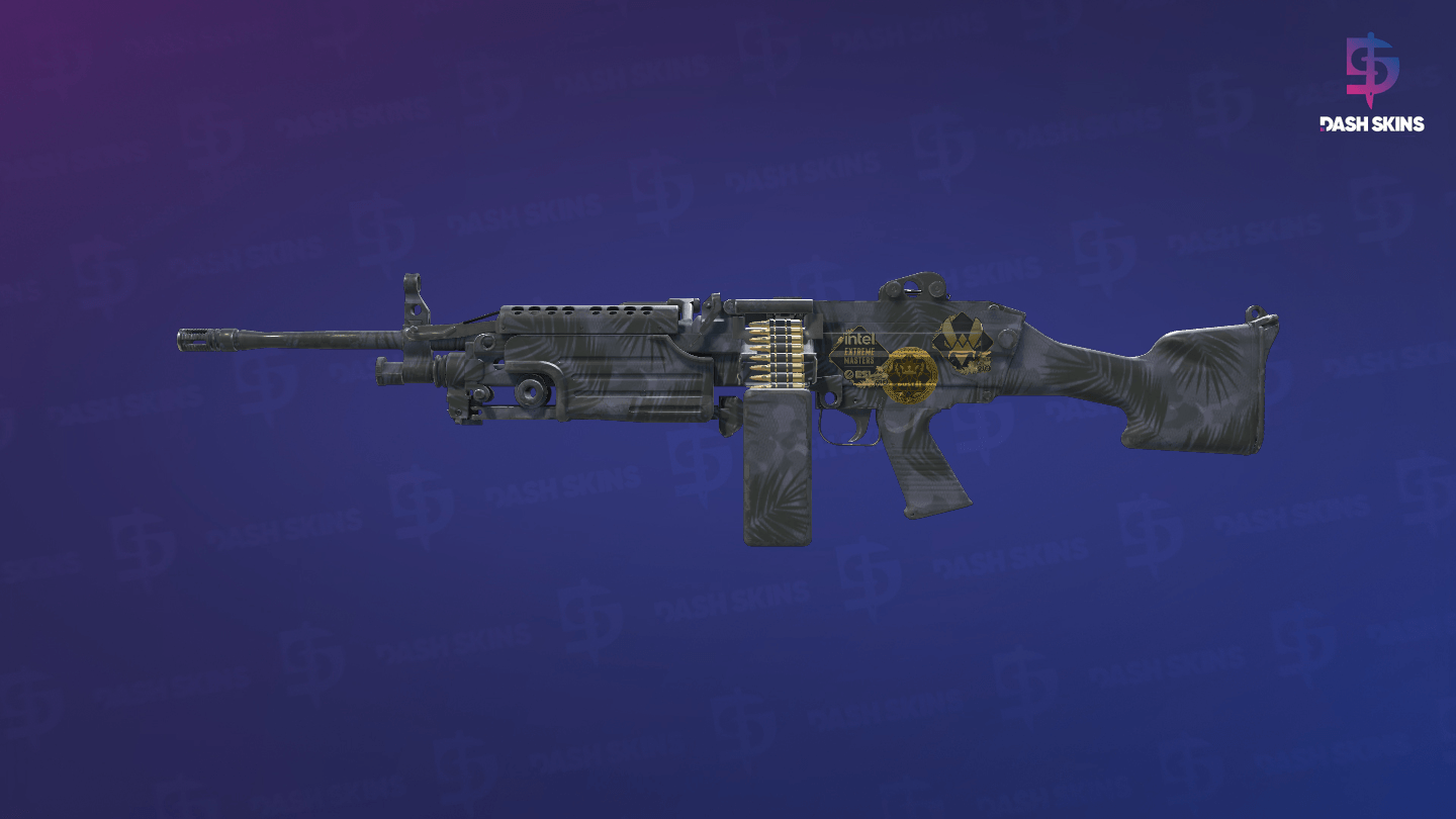 Souvenir M249 | Midnight Palm (Field-Tested) Screenshot Playside