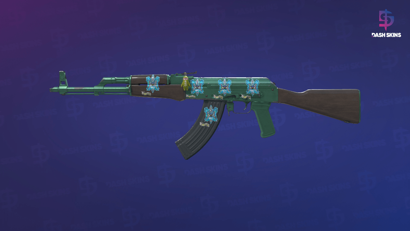 AK-47 | Wintergreen (Field-Tested) Screenshot Playside