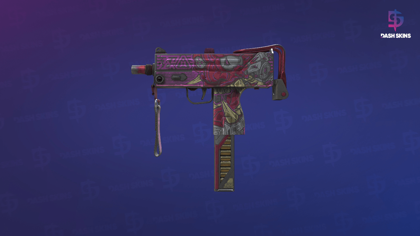 MAC-10 | Saibā Oni (Battle-Scarred) Screenshot Playside