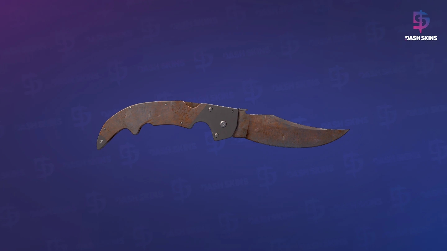 ★ Falchion Knife | Rust Coat (Battle-Scarred) Screenshot Playside