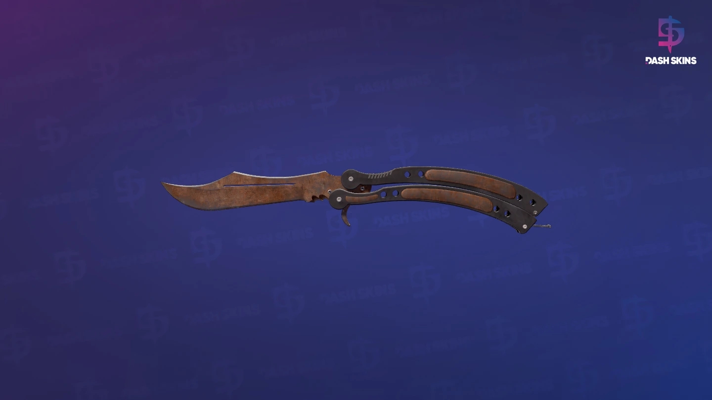 ★ Butterfly Knife | Rust Coat (Battle-Scarred) Screenshot Playside