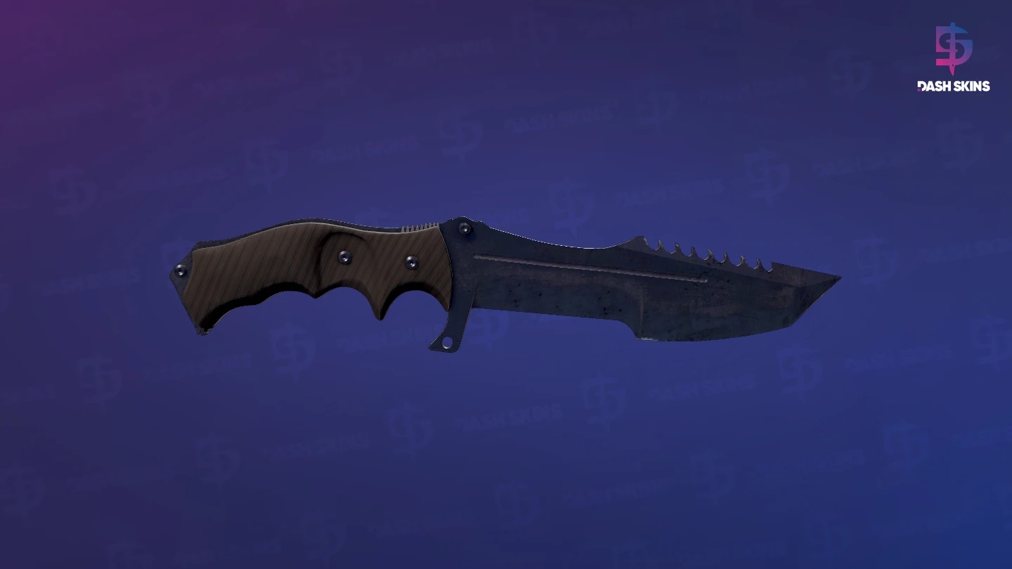 ★ Huntsman Knife | Blue Steel (Battle-Scarred) Screenshot Playside