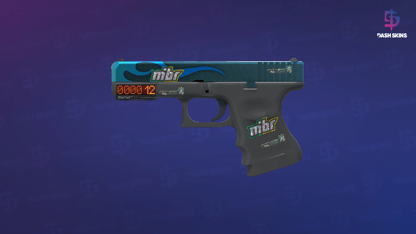 StatTrak™ Glock-18 | Bunsen Burner (Minimal Wear) Screenshot Playside