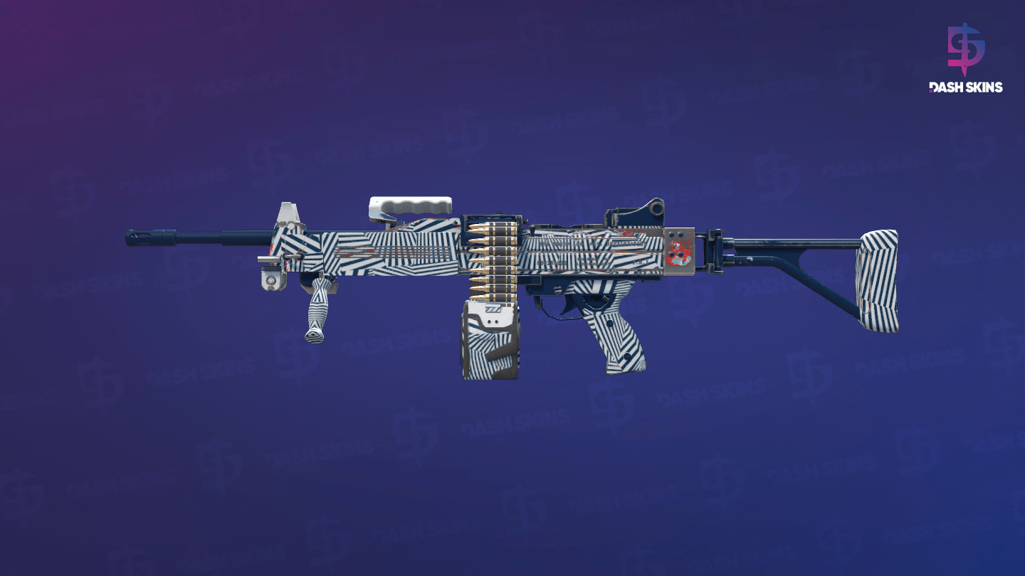 Negev | Dazzle (Minimal Wear) Screenshot Playside