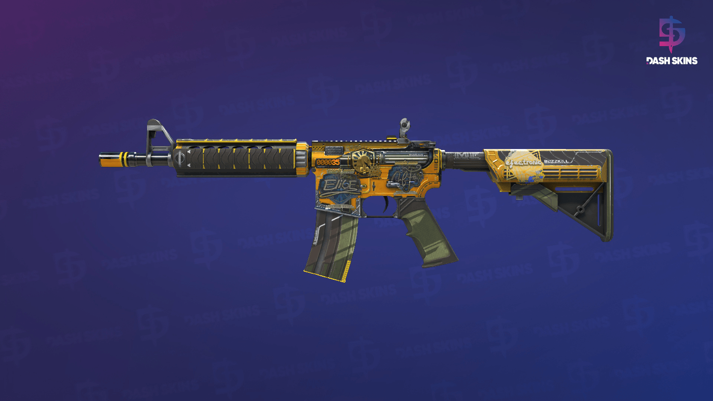StatTrak™ M4A4 | Buzz Kill (Minimal Wear) Screenshot Playside