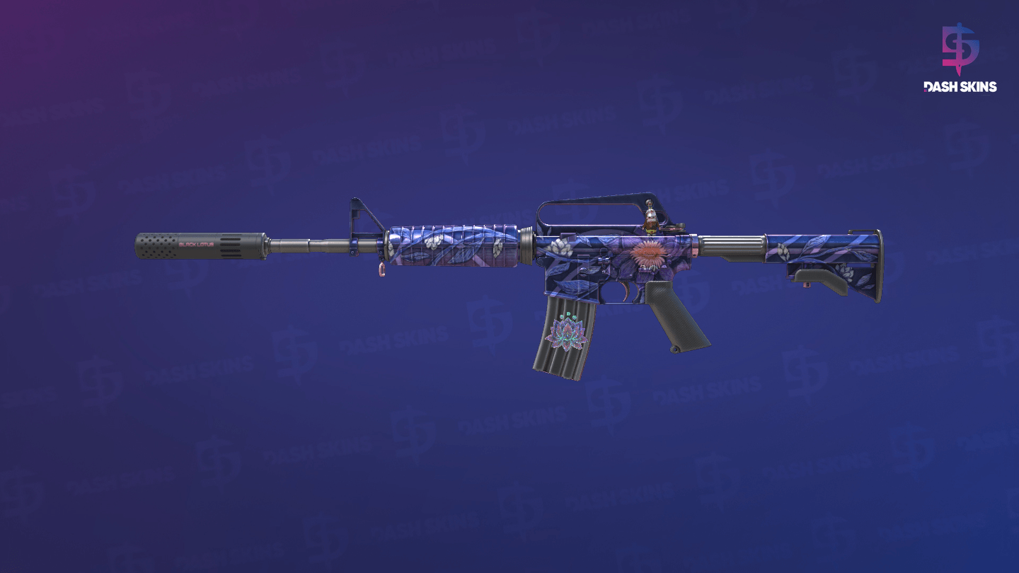 M4A1-S | Black Lotus (Minimal Wear) Screenshot Playside