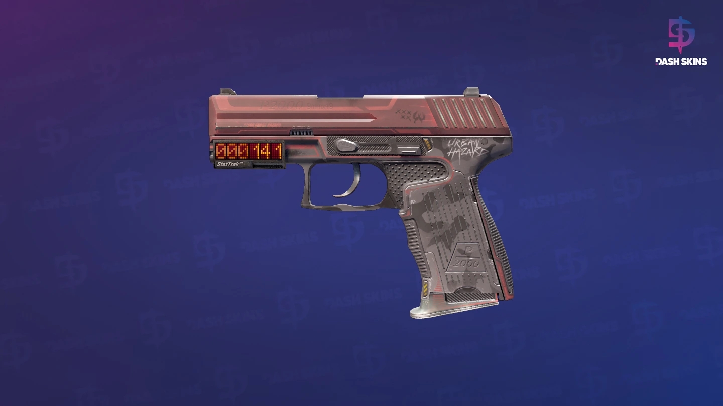 StatTrak™ P2000 | Urban Hazard (Minimal Wear) Screenshot Playside