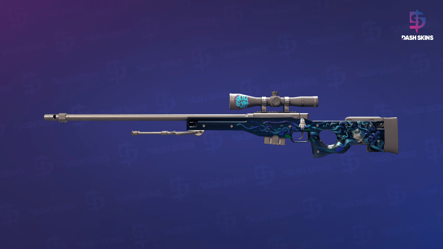 AWP | Medusa (Well-Worn) Screenshot Playside